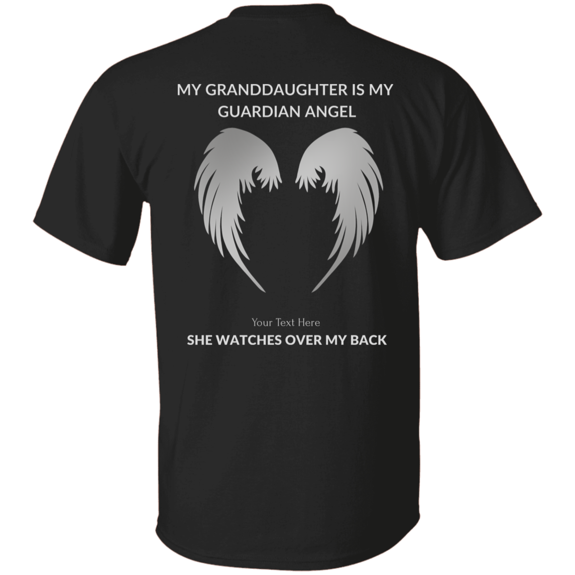 My Granddaughter is My Guardian Angel / Customize Name & Dates