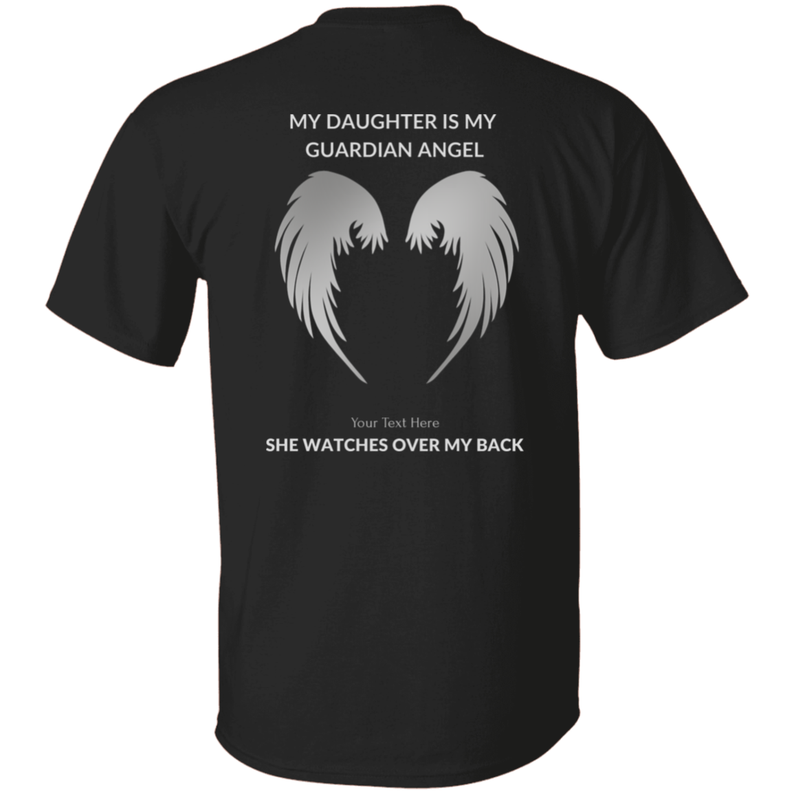 My Daughter is My Guardian Angel / Customize Name & Dates