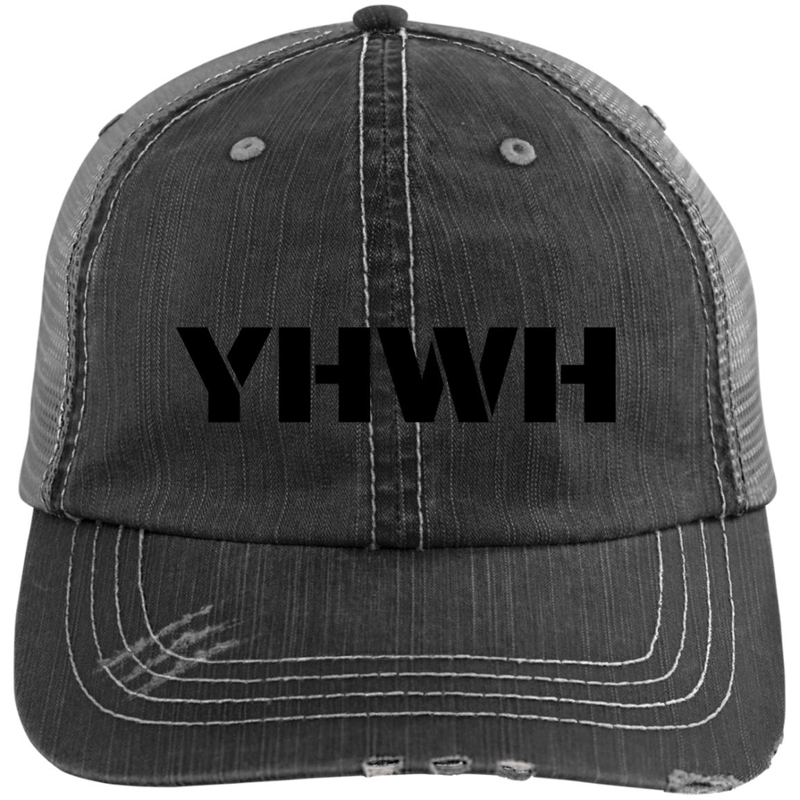 YHWH The Most High GOD Trucker Cap Faith Based Apparel