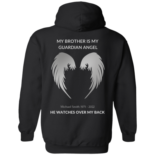 My BROTHER is My GUARDIAN ANGEL Customize Name & DatePullover Hoodie