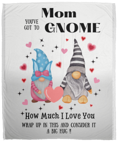 MOM GNOME  Cozy Plush Fleece Blanket - 50x60