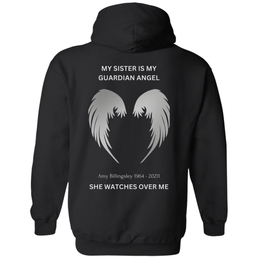 My SISTER is My GUARDIAN ANGEL Customize Name & Date  Pullover Hoodie