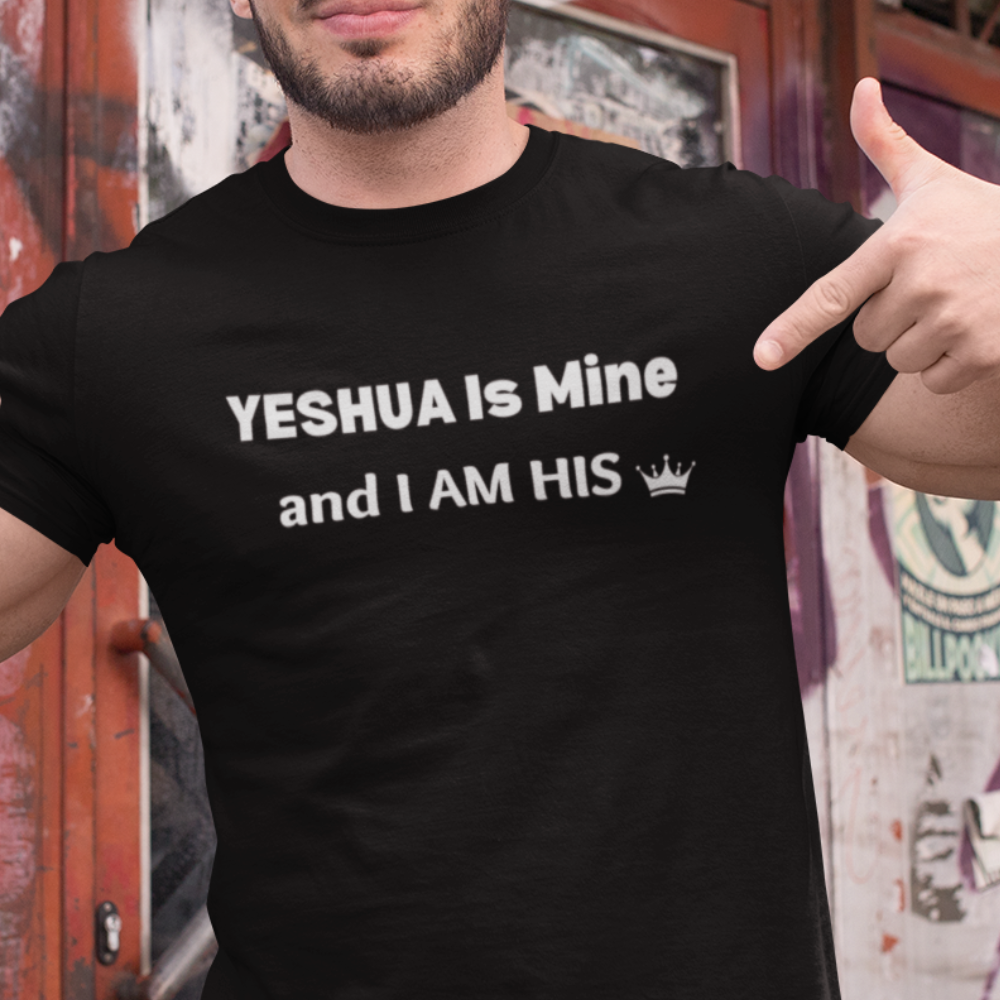 Yeshua T-shirt Unisex Faith Graphic Tshirt Casual Black Tee For Him For Her
